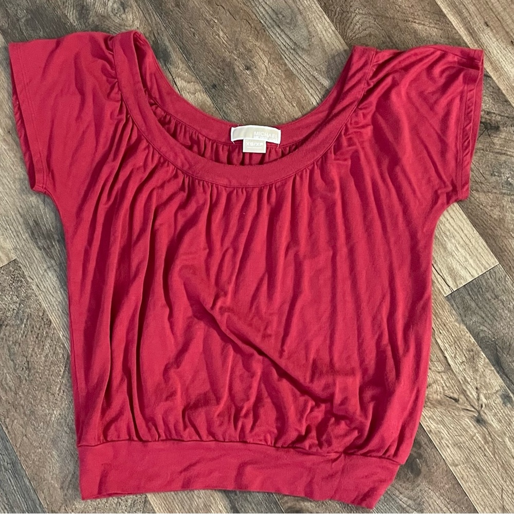 Michael Kors petite xs cap sleeve shirt